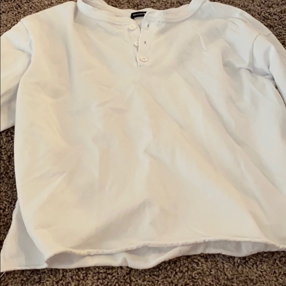brandy white long sleeve
